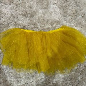 Yellow tutu one size